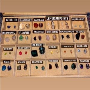 Genuine healing Crystal necklaces